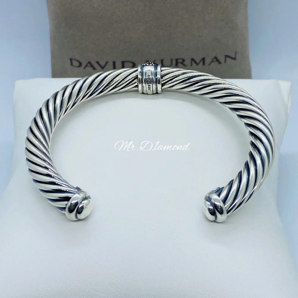 David Yurman Black Diamond station cable cuff